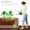 Best Choice Products 8x2x2ft Outdoor Metal Raised Garden Bed, Planter Box for Vegetables, Flowers, Herbs